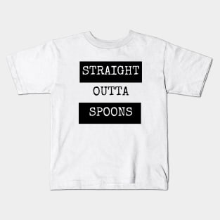 Straight Outta Spoons Kids T-Shirt